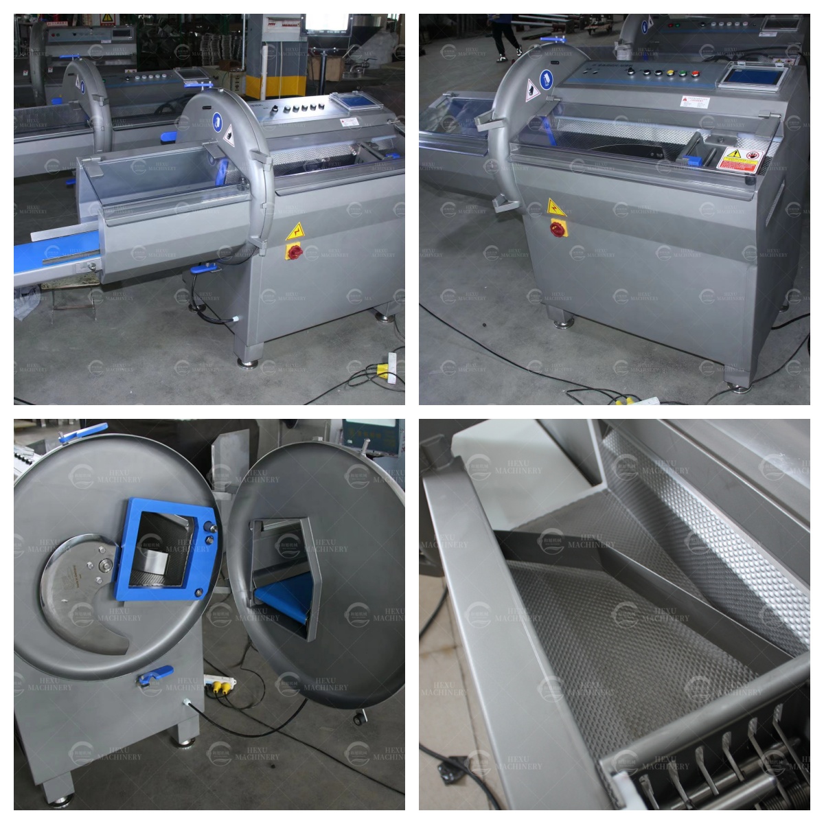 frozen meat slicing machine