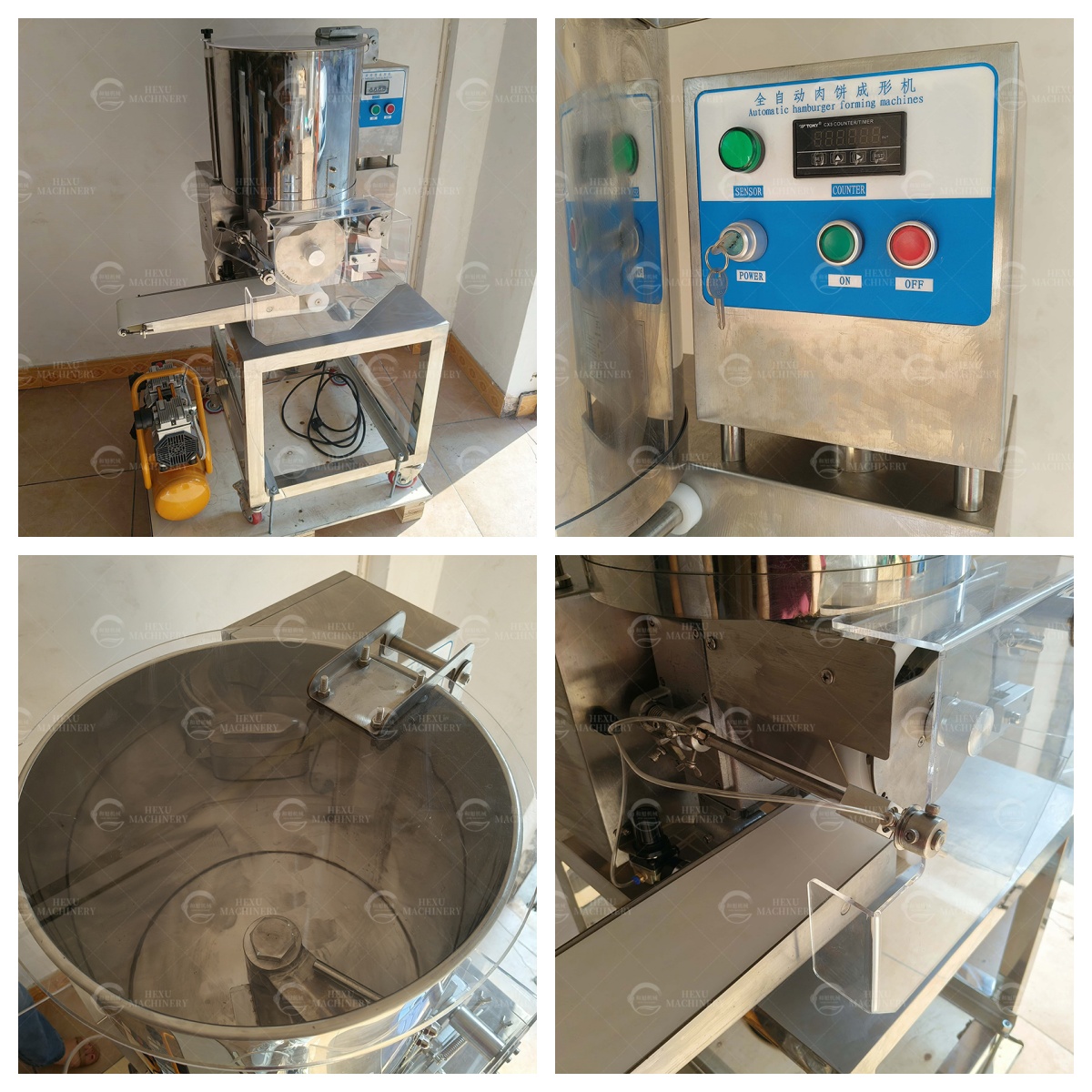 patty burger forming machine