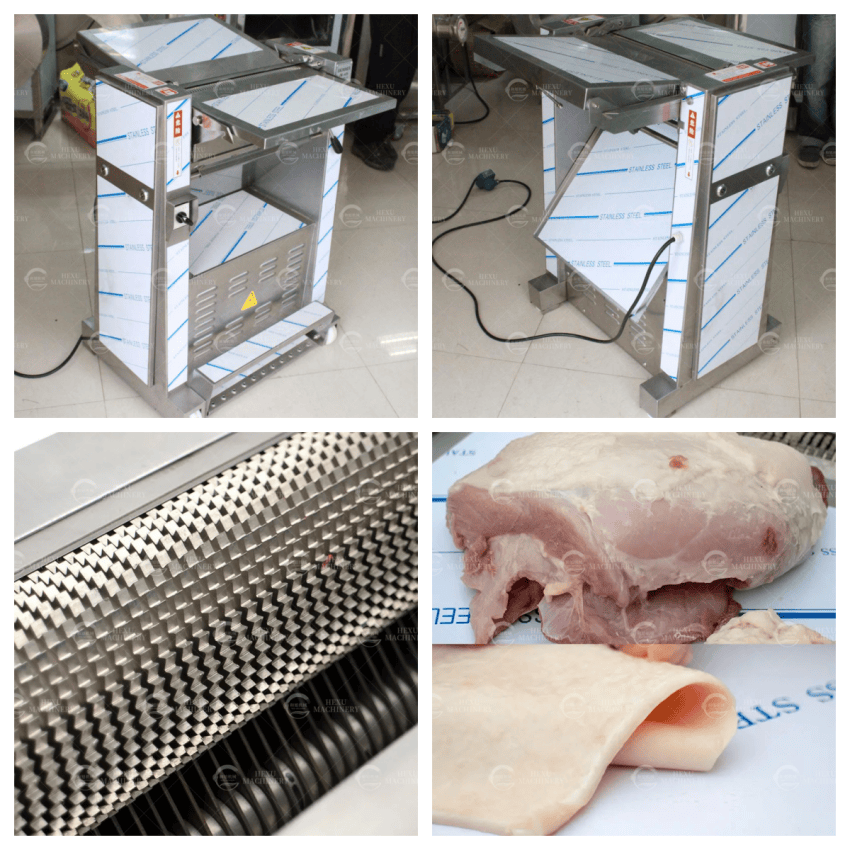 pork skin peeling machine pork meat peel removing machine